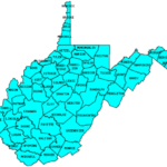 Counties In West Virginia That I Have Visited   Twelve Mile Circle Regarding West Virginia Map Of Counties