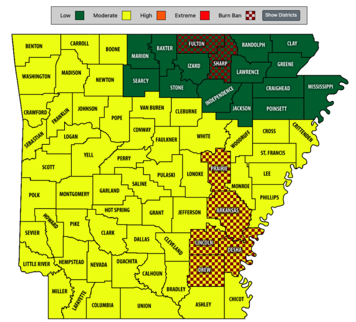 Virginia Burn Ban Map By Zip Code