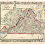County Map Of Virginia And West Virginia | Library Of Congress Intended For Map Virginia And West Virginia