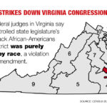 Court Strikes Va. Congressional Map   Politico Throughout Virginia State Congressional Districts Map