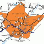 Cycling Scenic Wv   Greenbrier County Within Greenbrier County West Virginia Map