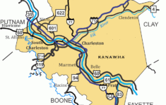 Cycling Scenic Wv - Kanawha County in Kanawha County West Virginia Map
