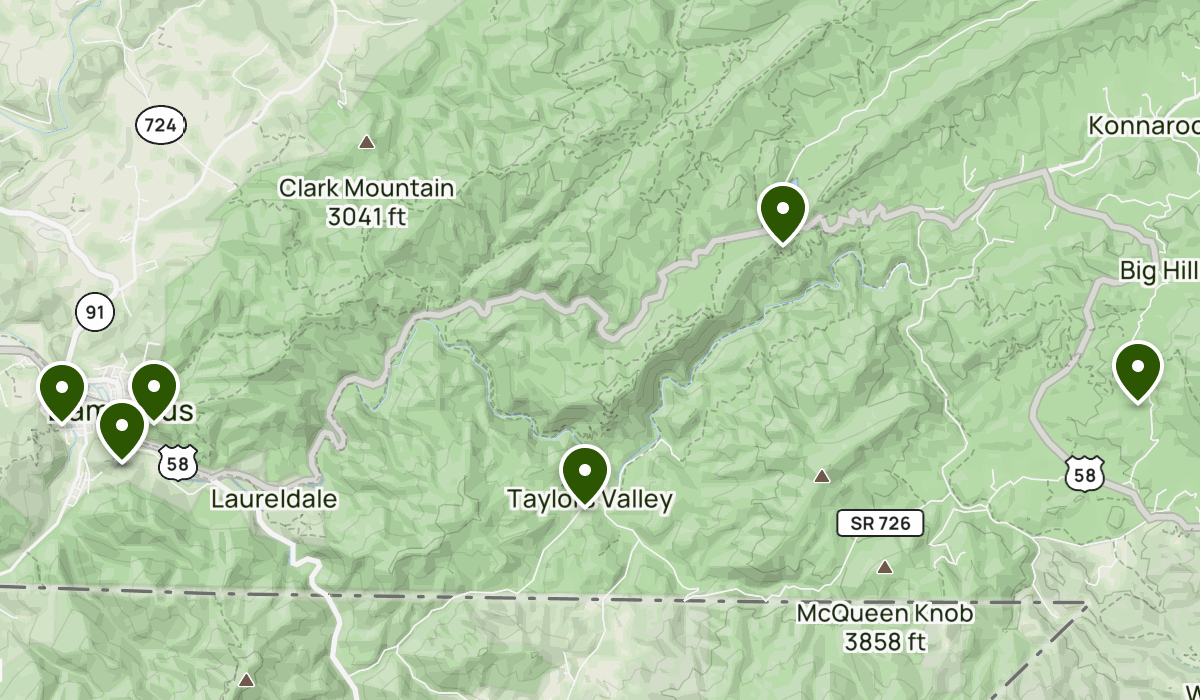 Damascus, Va | List | Alltrails with regard to Damascus Virginia On A Map