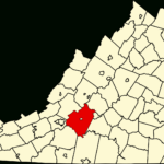 Datei:map Of Virginia Highlighting Bedford County.svg – Wikipedia In Map Of Bedford County Virginia