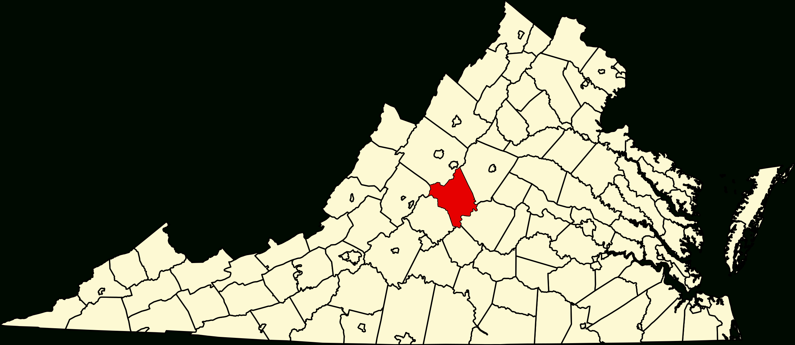 Datei:map Of Virginia Highlighting Nelson County.svg – Wikipedia for Map of Nelson County Virginia