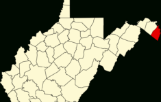 Datei:map Of West Virginia Highlighting Jefferson County.svg within Jefferson County West Virginia Map