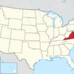 Datei:virginia In United States.svg – Wikipedia With Map Of The United States Virginia