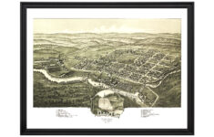 Davis Art, 1898 Vintage Map Of Davis West Virginia, Wv History within Map of Davis West Virginia