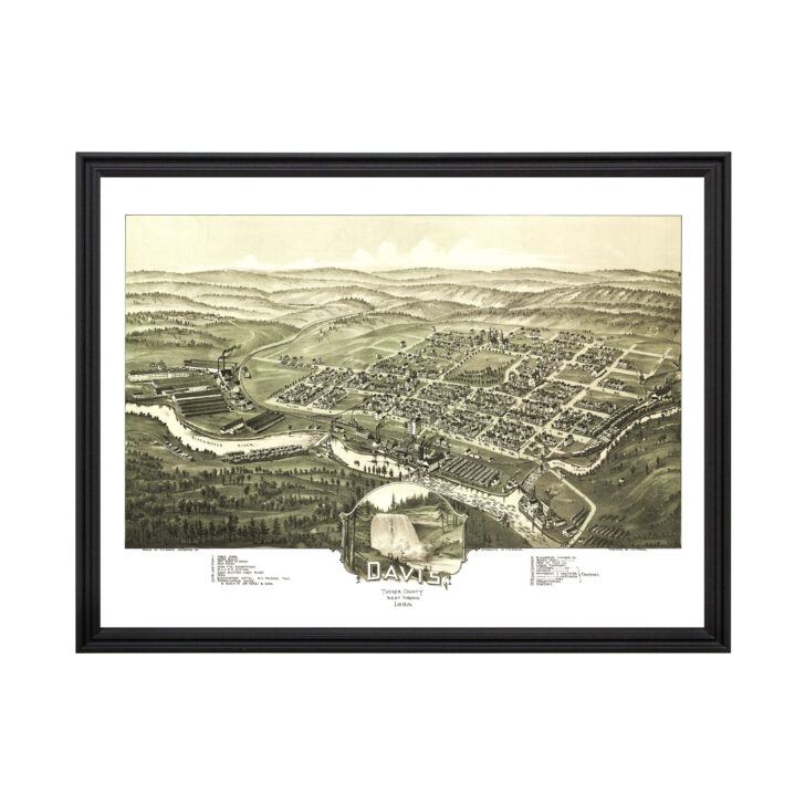 Map of Davis West Virginia