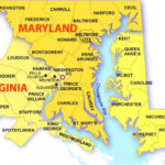 Dc Maryland Virginia Map   Map Of Maryland Virginia And Washington With Map Of Virginia Dc Area