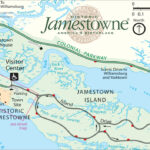 Directions & Maps | Historic Jamestowne Pertaining To Jamestown In Virginia On A Map