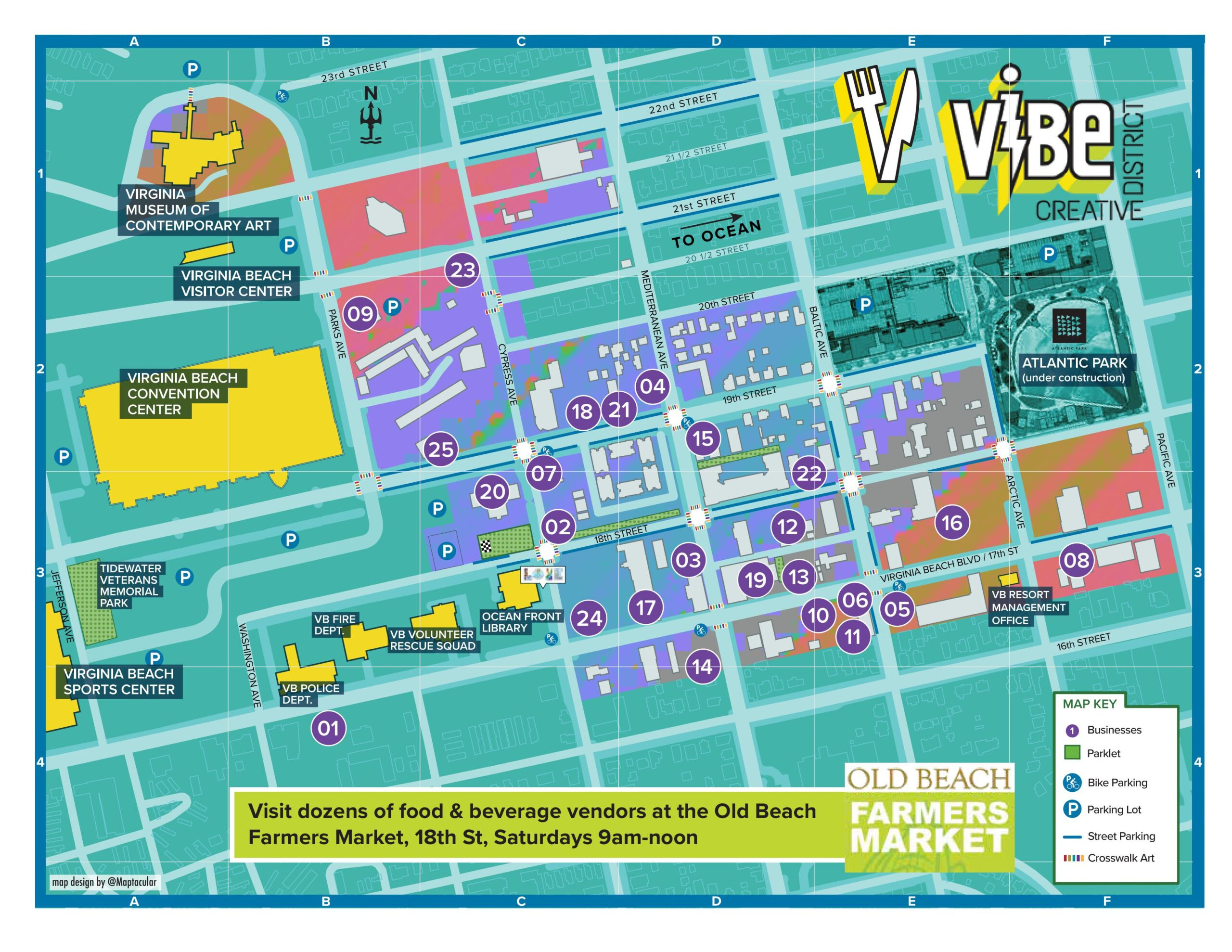 Directory - Vibe Creative District with regard to Virginia Beach Vibe District Map