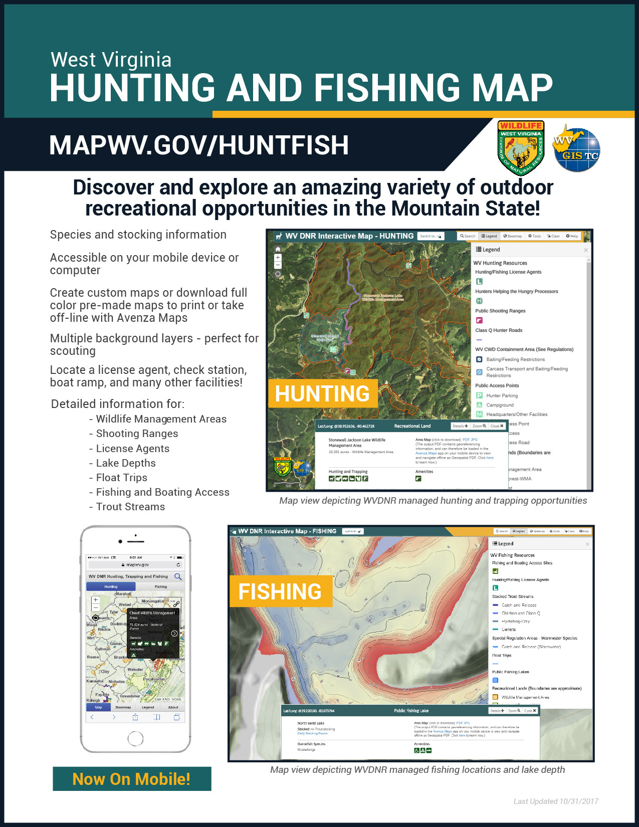 Dnr Hunting, Trapping &amp;amp; Fishing Map in West Virginia Trout Fishing Map