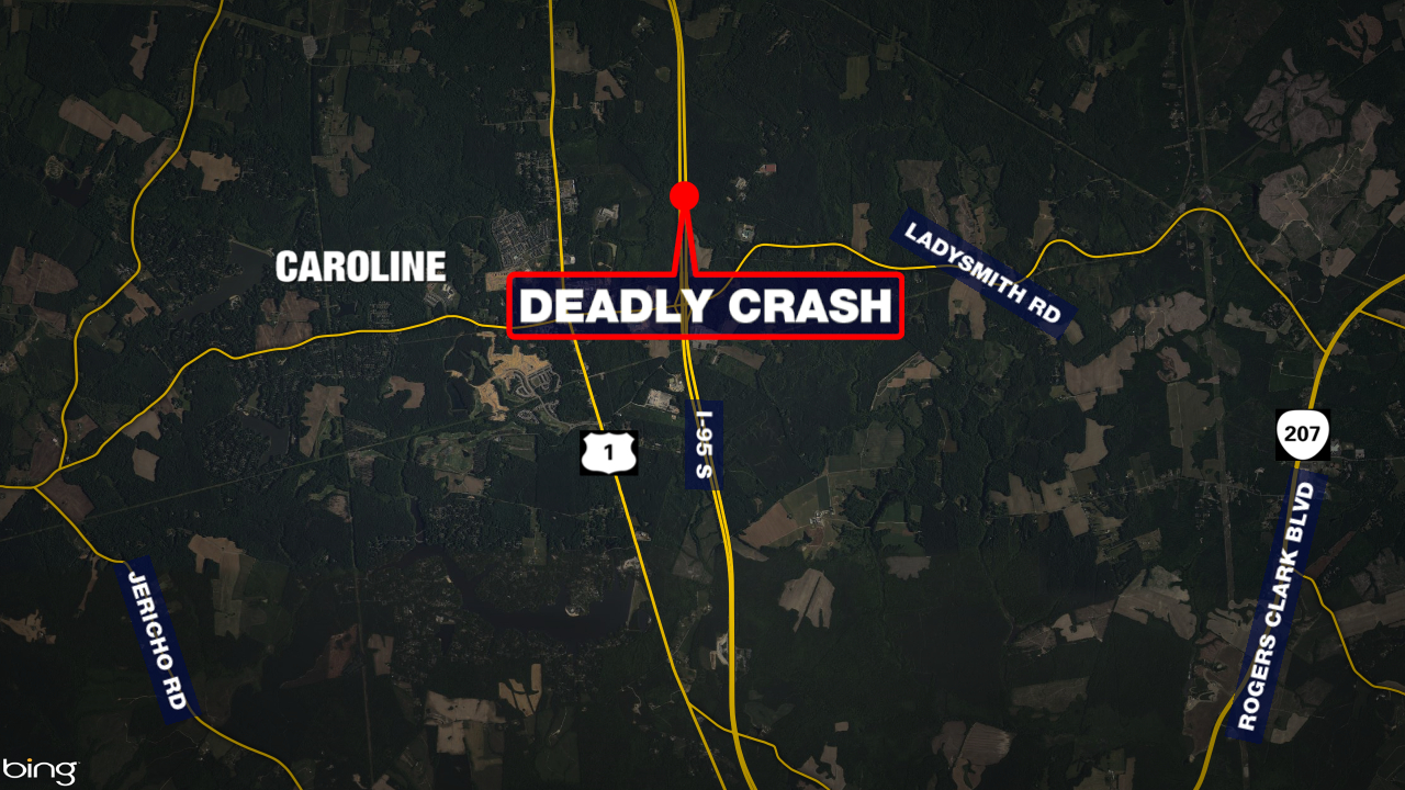 Driver Dead After Their Vehicle Crashed Into A Tractor-Trailer In regarding Fatal Accident on 95 in Virginia Map