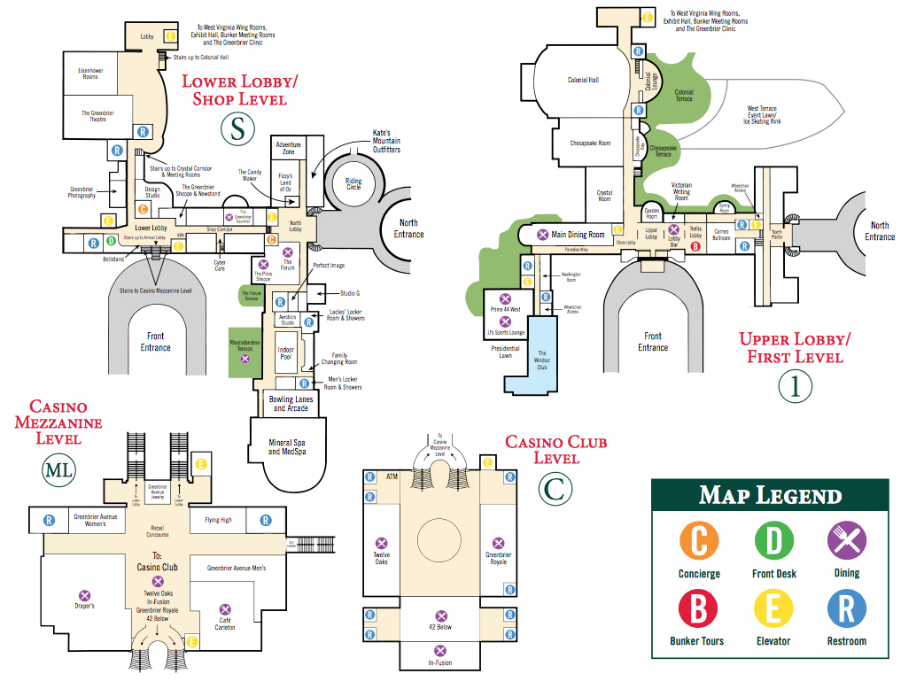 Estate Maps - The Greenbrier Concours D&amp;#039;Elegance with Map of Greenbrier West Virginia