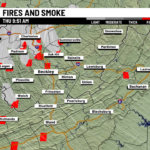 Estimated 200 Acres On Fire At New River Gorge Intended For Fire In West Virginia Map
