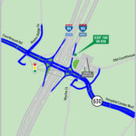 Exit 140 Diverging Diamond Interchange | About The Projects With Regard To I 95 Mile Marker Map Virginia