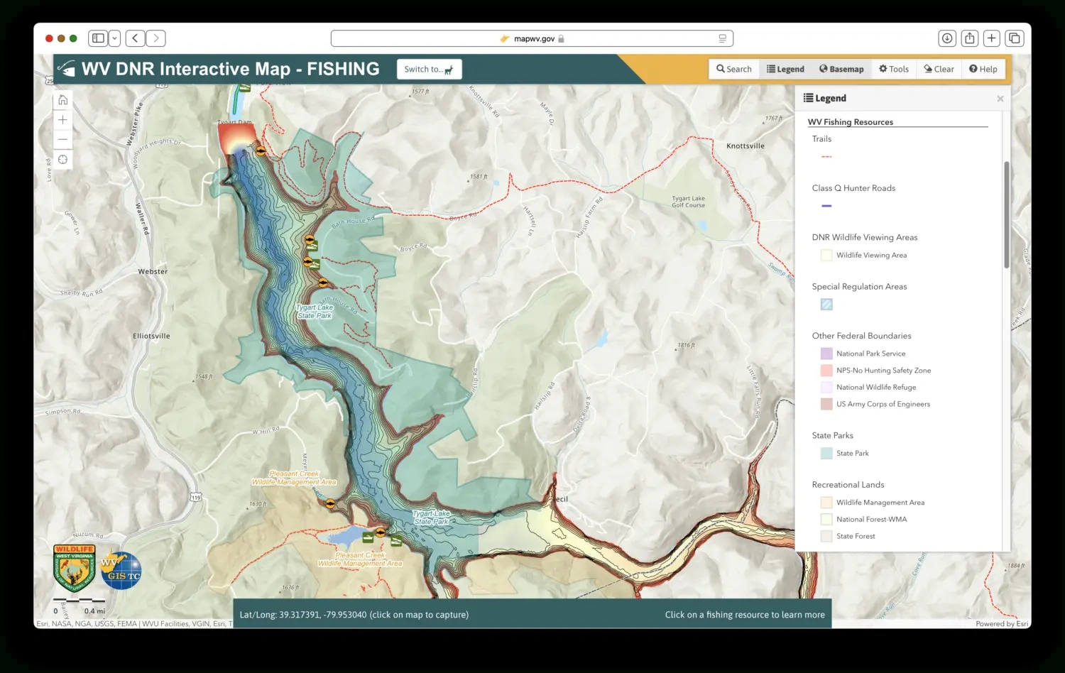 Explore West Virginia With Online Hunting And Fishing Map with West Virginia Fly Fishing Map