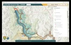Explore West Virginia With Online Hunting And Fishing Map with West Virginia Trout Stocking Map
