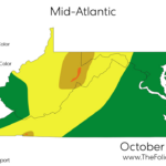 Fall Colors Already Emerging In Western Md. And West Virginia Regarding Fall Color Map West Virginia