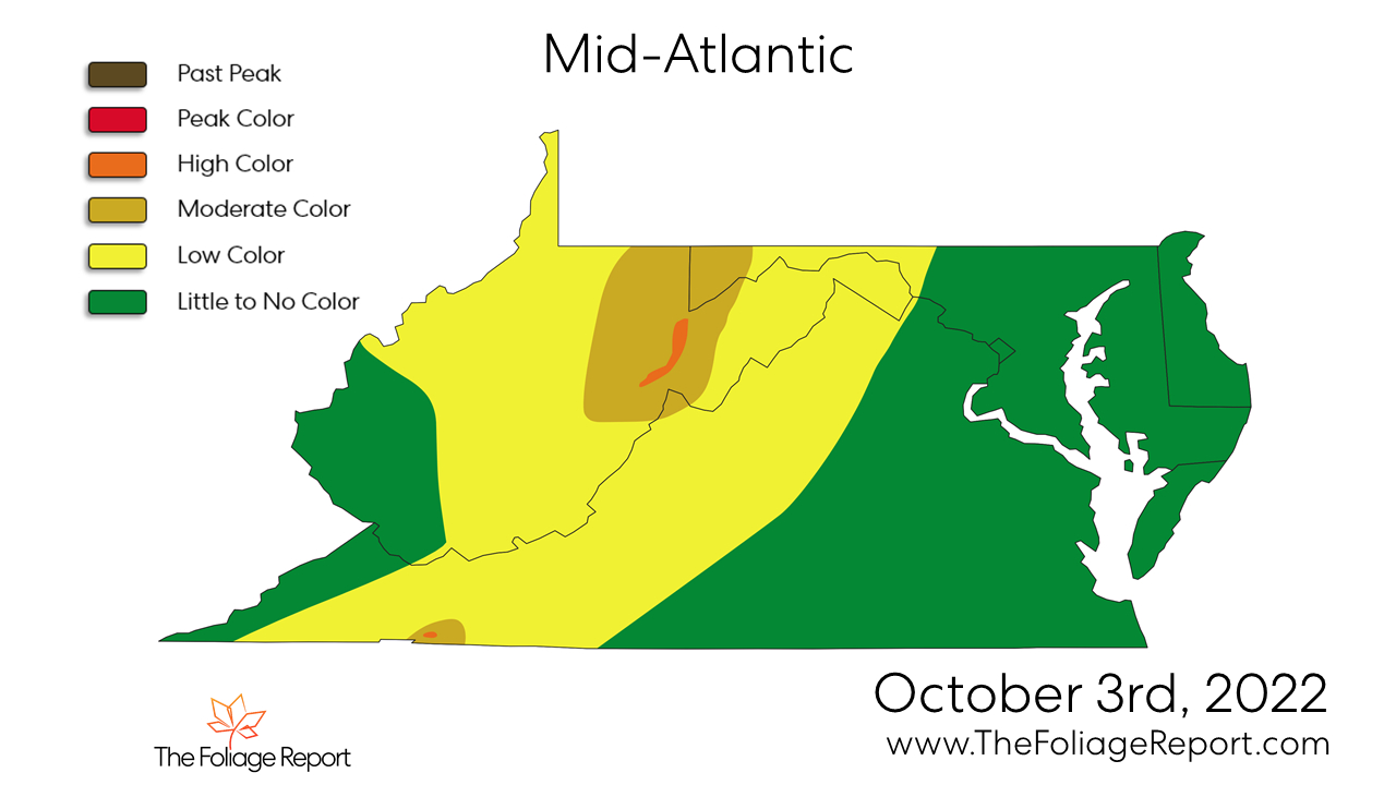 Fall Colors Already Emerging In Western Md. And West Virginia regarding Fall Color Map West Virginia