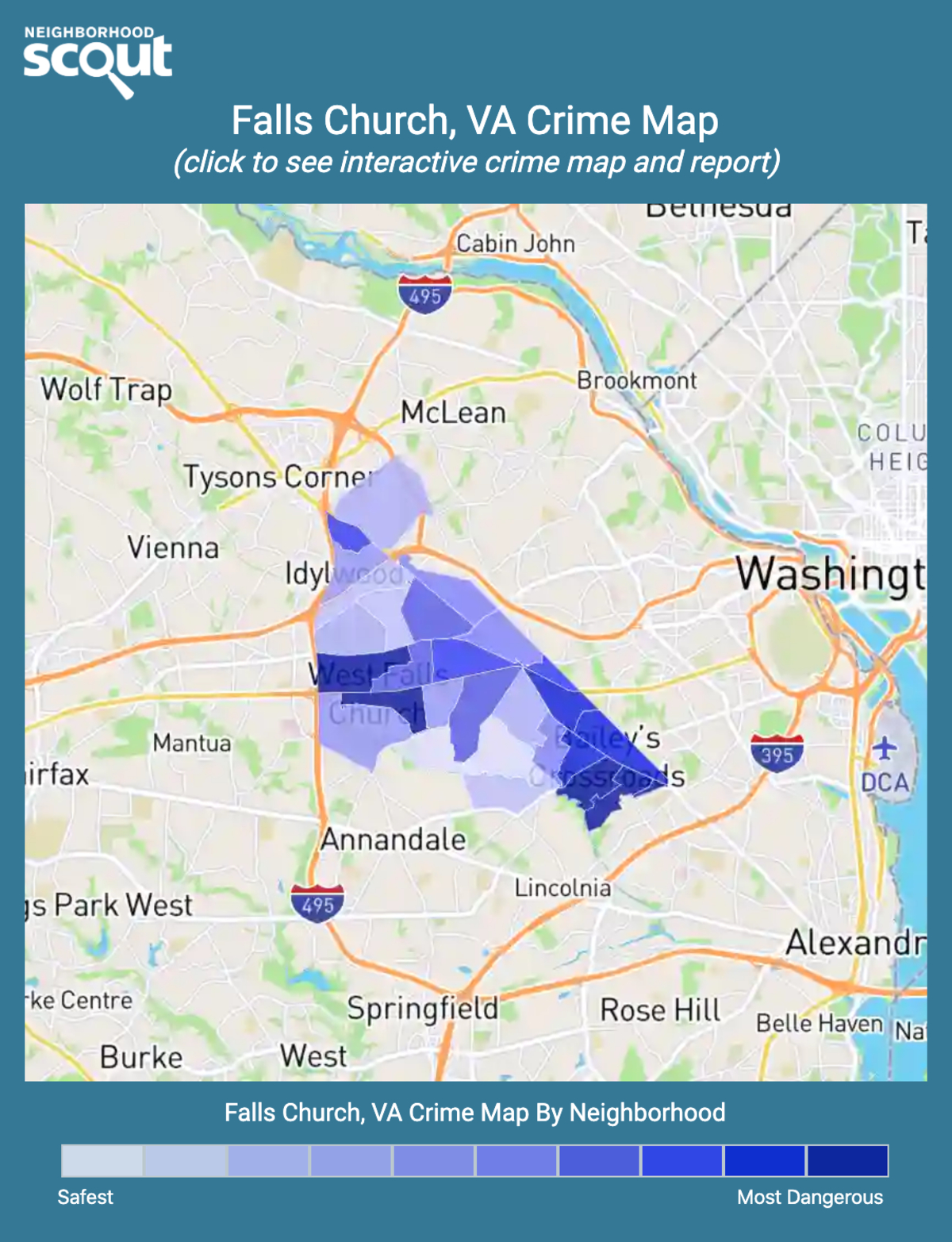 Falls Church Crime Rates And Statistics - Neighborhoodscout intended for Map Of Falls Church Virginia