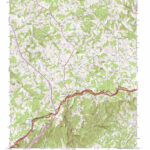 Fancy Gap Topographic Map 1:24,000 Scale, Virginia With Regard To Map Of Fancy Gap Virginia