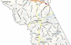 Fauquier County Map, Virginia - Us County Maps inside Map Of Fauquier County Virginia