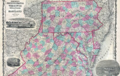 File:1862 Johnson Map Of Virginia, Maryland, Delaware And regarding Map of Delaware Maryland and Virginia