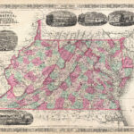 File:1866 Johnson Map Of Virginia, West Virginia, Maryland And For Maryland Virginia West Virginia Map