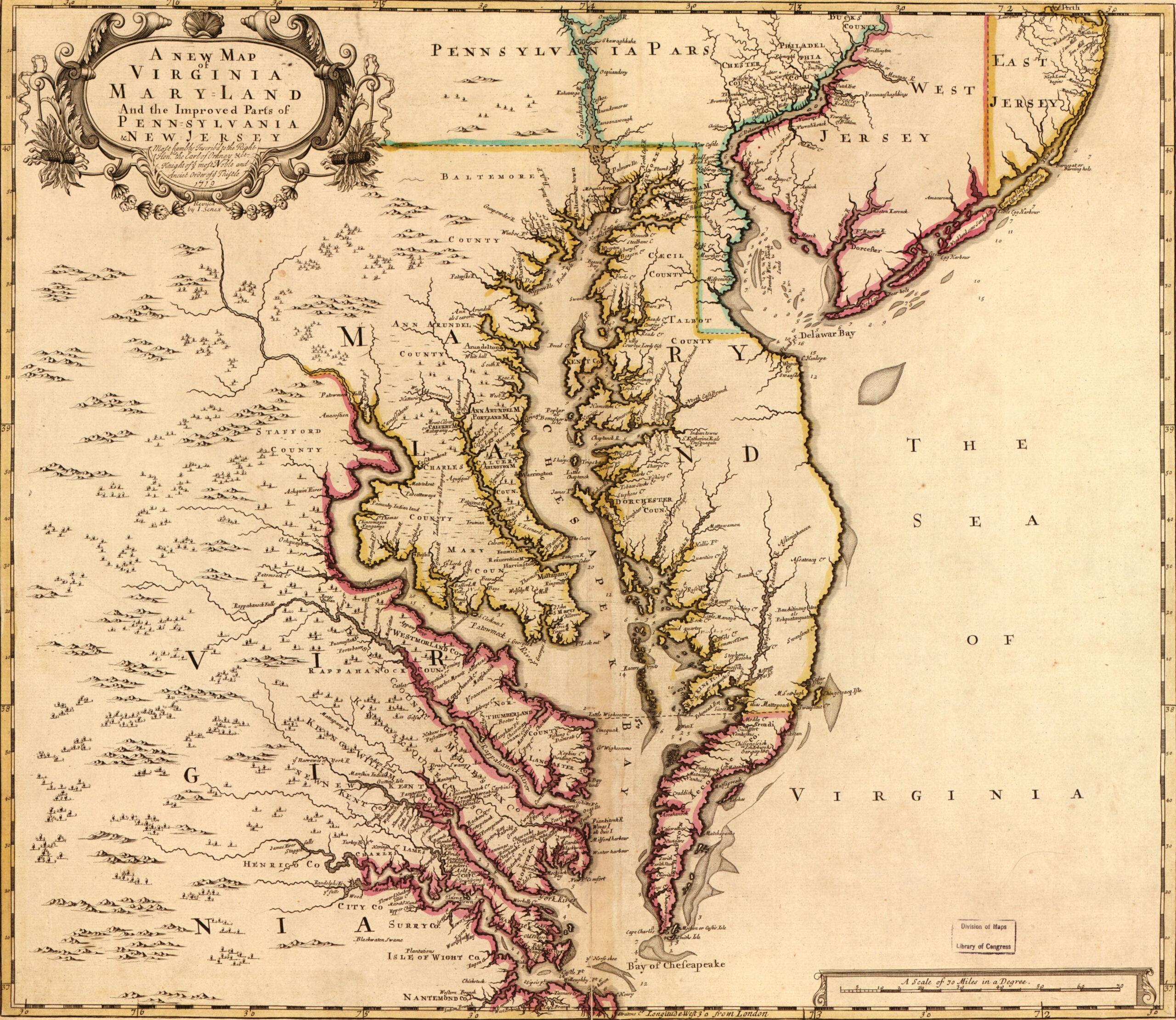File:a New Map Of Virginia, Maryland And The Improved Parts Of throughout Map Of Virginia And Pennsylvania