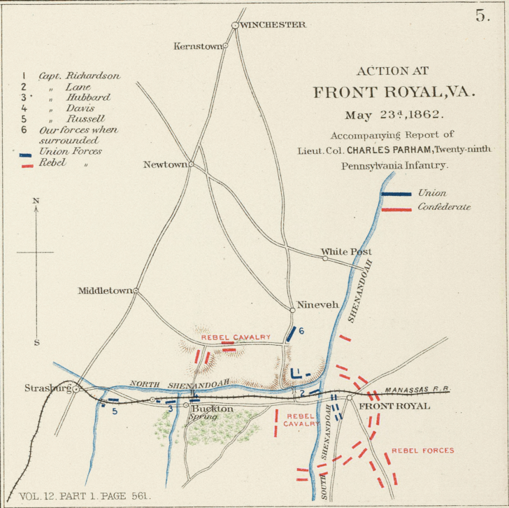 Map of Front Royal Virginia