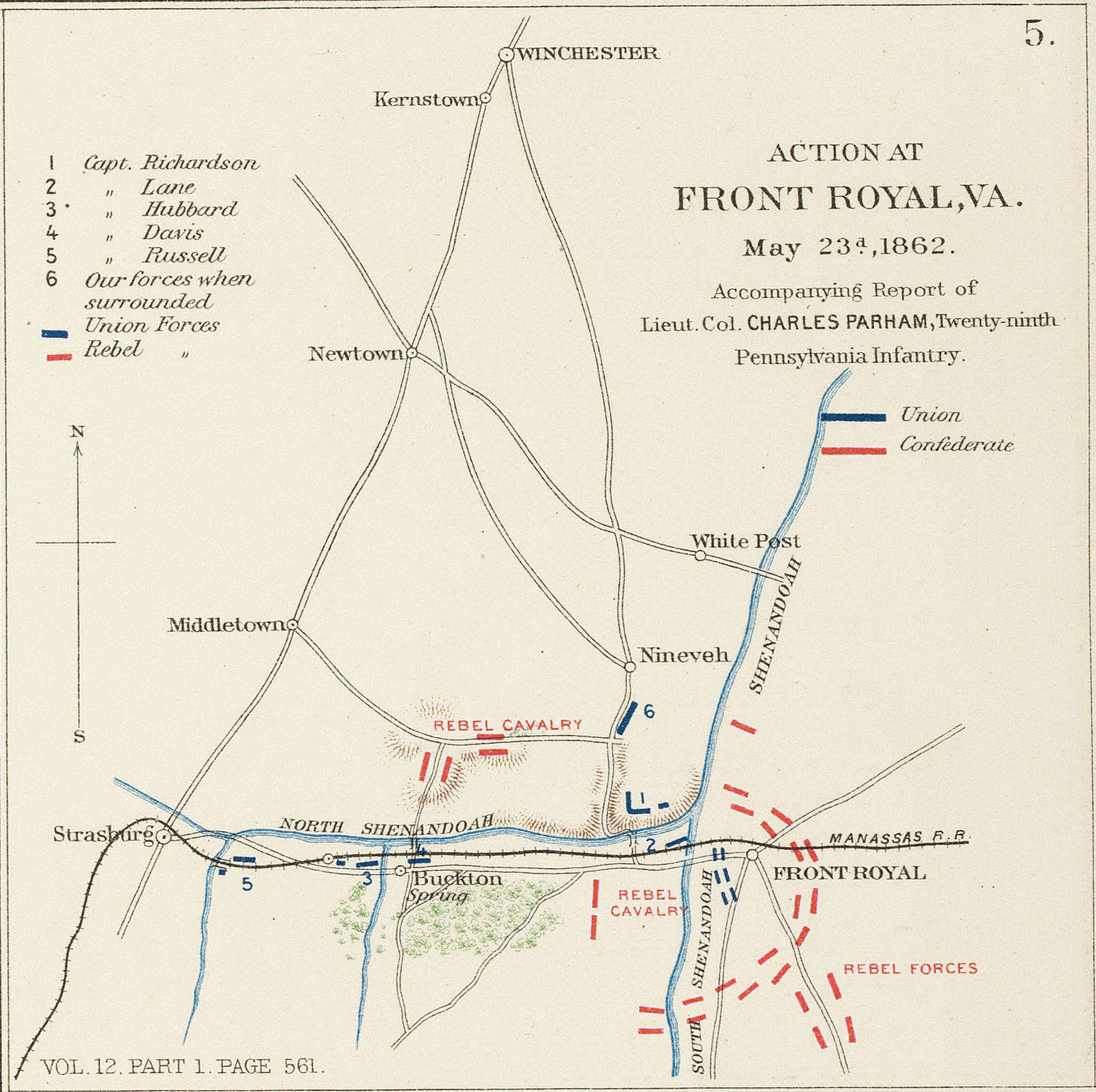 File:battle Of Front Royal Map - Wikimedia Commons pertaining to Map of Front Royal Virginia