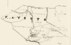 File:hand-Drawn Map Depicting Part Of Fayette County, West pertaining to Map of Fayette County West Virginia