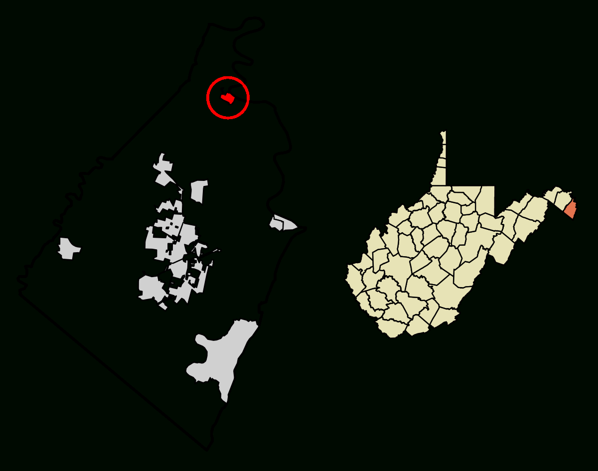 File:jefferson County West Virginia Incorporated And within Map Of Shepherdstown West Virginia