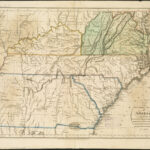File:map Of The Southern States Of America, Comprehending Maryland With Map Of Tennessee And Virginia