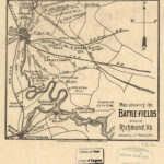 File:map Showing The Battle Fields Around Richmond, Va. Loc With Civil War Battlefield Maps Virginia