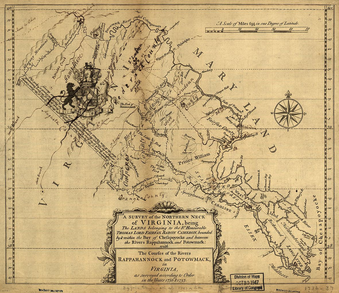 File:northern Neck Proprietary Map - Wikimedia Commons with regard to Map of Northern Neck of Virginia