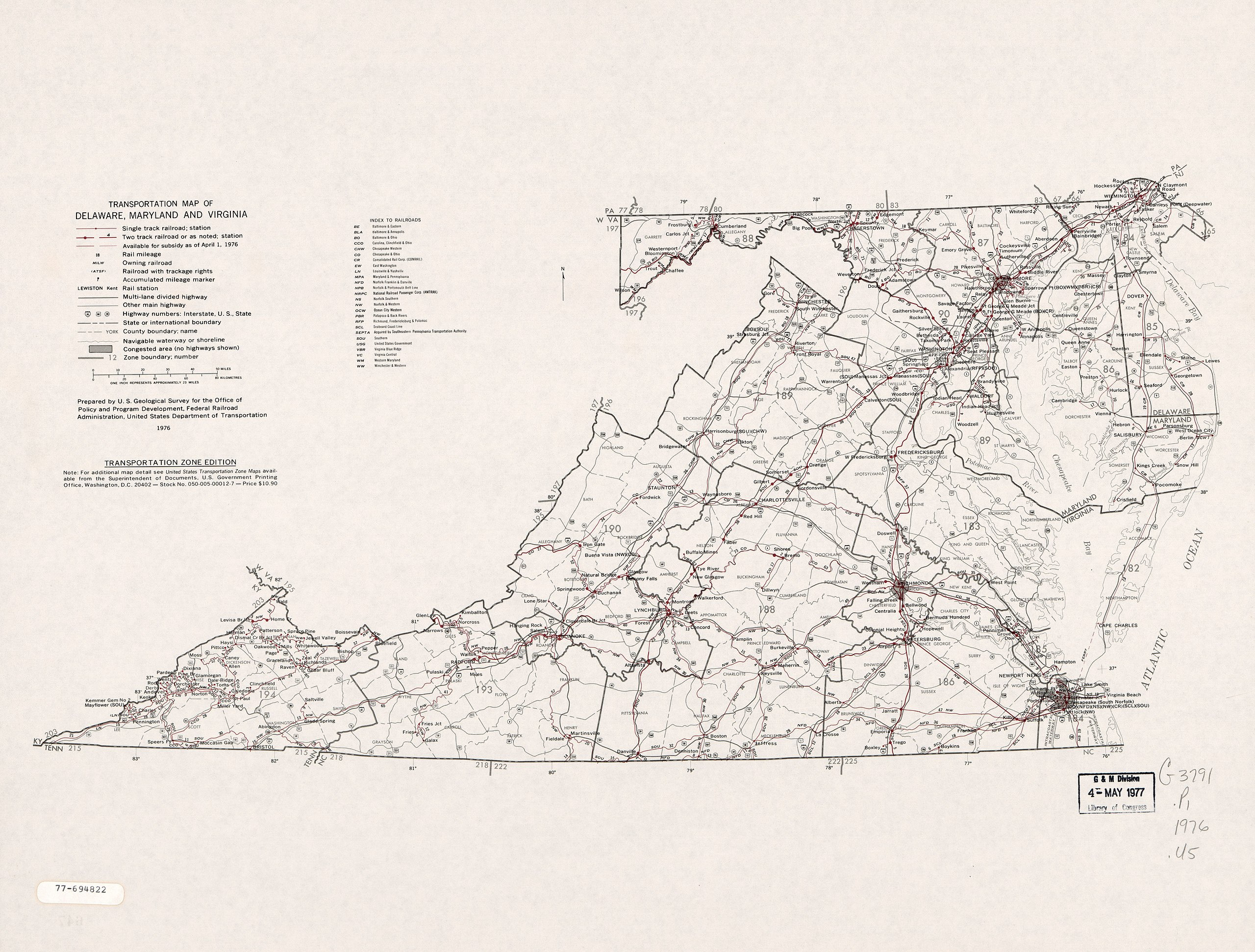 File:transportation Map Of Delaware, Maryland, And Virginia. Loc throughout Map Of Delaware Maryland And Virginia