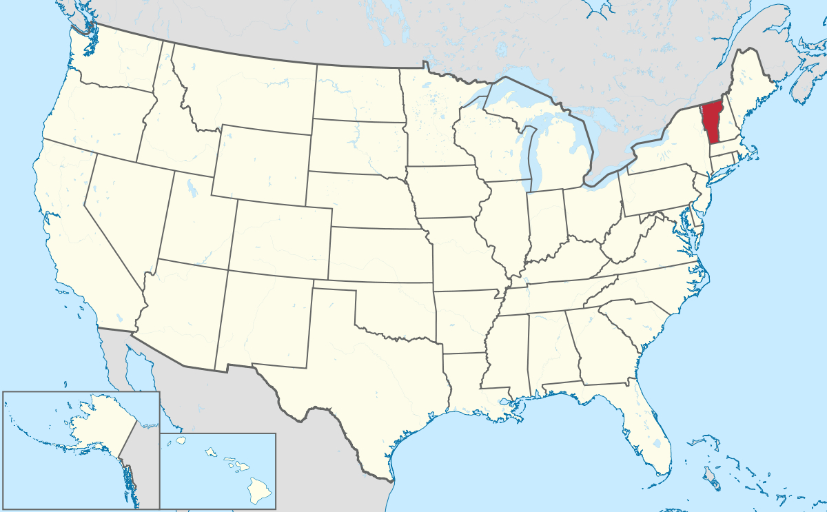 File:vermont In United States.svg - Wikimedia Commons with regard to Virginia On The United States Map