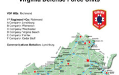 File:virginia-Defense-Force-Unit-Map - Wikipedia regarding Military Bases In Virginia Map