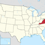 File:virginia In United States.svg   Wikipedia Intended For Virginia On The Us Map