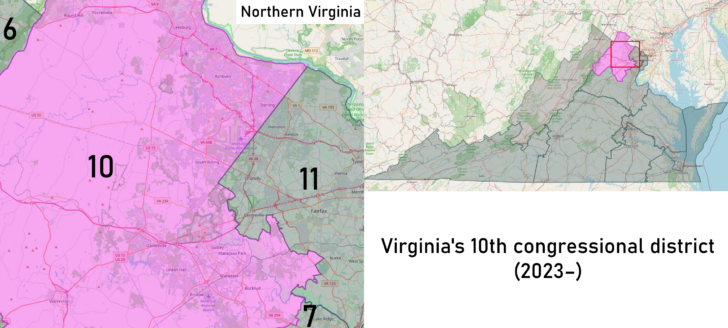 Virginia 10th District Map
