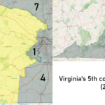 File:virginia'S 5Th Congressional District (From 2023) Intended For Virginia 5Th Congressional District Map