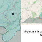 File:virginia'S 6Th Congressional District (From 2023) In Virginia 6th Congressional District Map