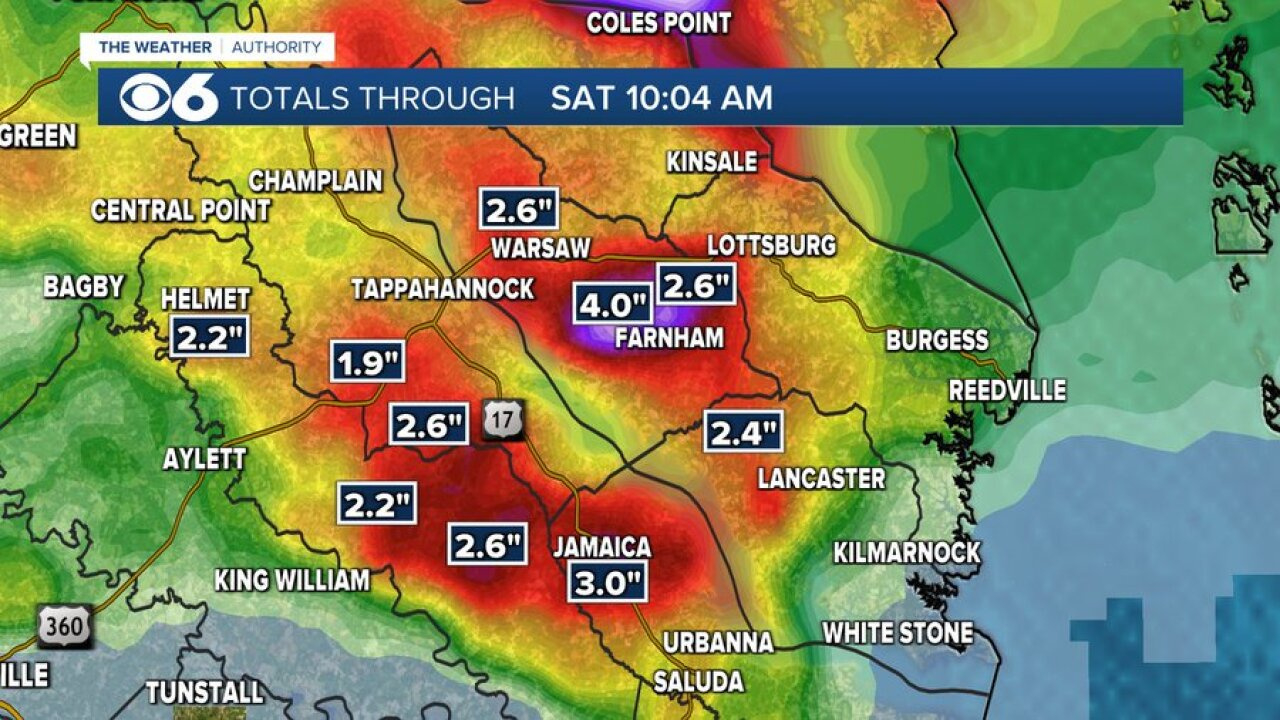 Flash Flood Warnings Expire For Parts Of Eastern Virginia intended for Flooding In Virginia Map