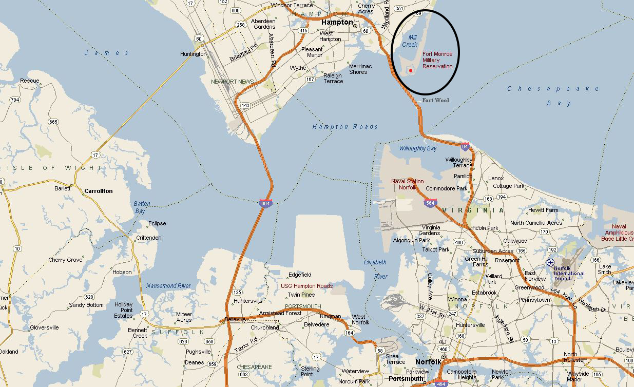 Fort Monroe National Monument | History Of Fort Monroe | intended for Map Of Fort Monroe Virginia