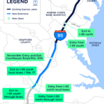 Fredex | Express Lanes Inside I 95 Exit Map Virginia
