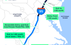 Fredex | Express Lanes inside I 95 Exit Map Virginia