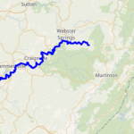 Gauley River Inside Gauley River West Virginia Map